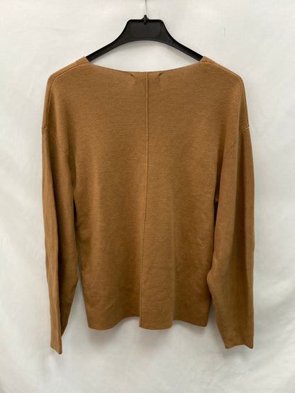 H&M.Jersey punto camel T.XS