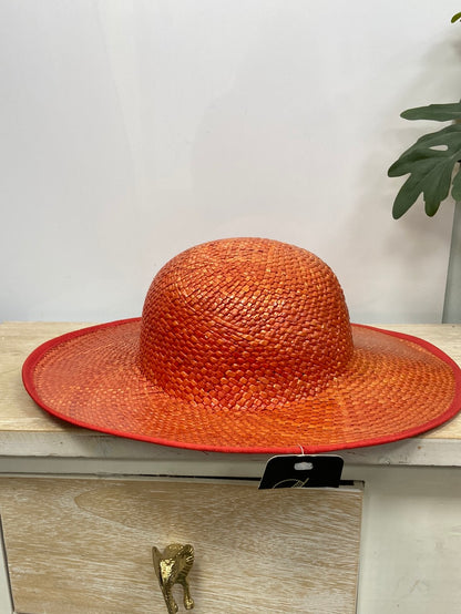 JAMIR. Orange straw hat