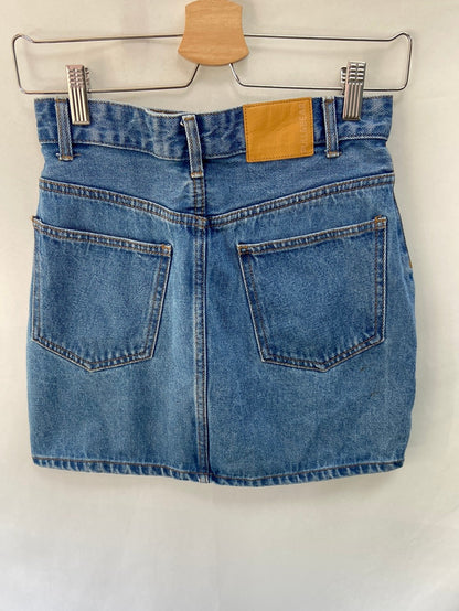 PULL&BEAR.Falda vaquera botones T.s