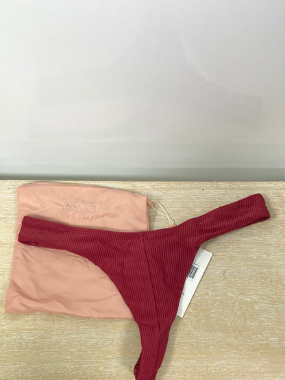 ÔNNE.Parte de abajo de bikini burdeos T.L