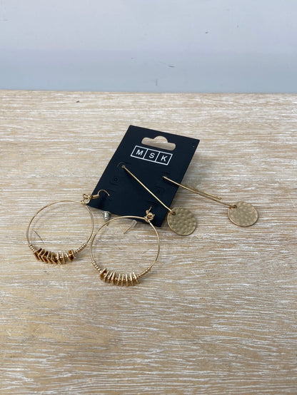 MISAKO.Pack 2 pares de pendientes