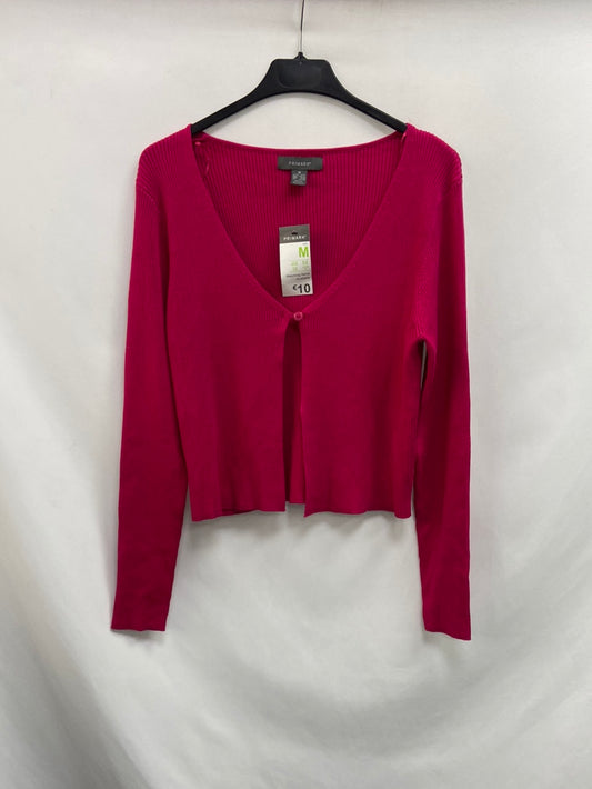 PRIMARK. Rebeca rosa canalé T.m