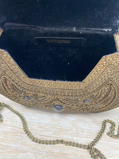 SFERA.Bolso latón dorado