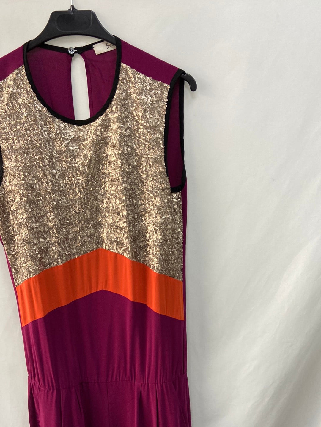 SUOLI. Long sequin jumpsuit Your(s)