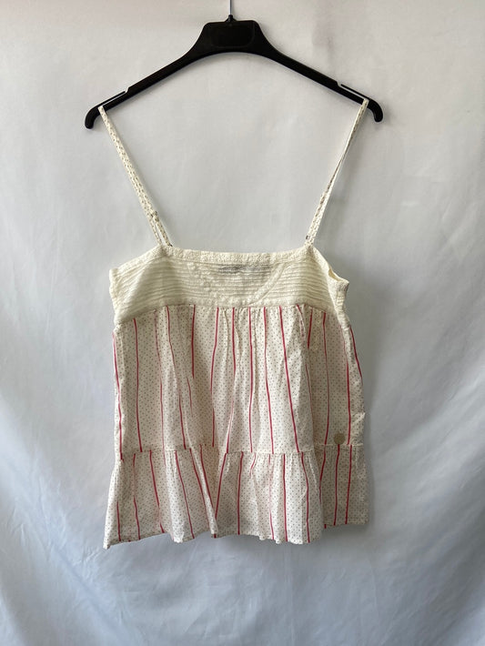 CALVIN KLEIN.Top doble textura T.XS