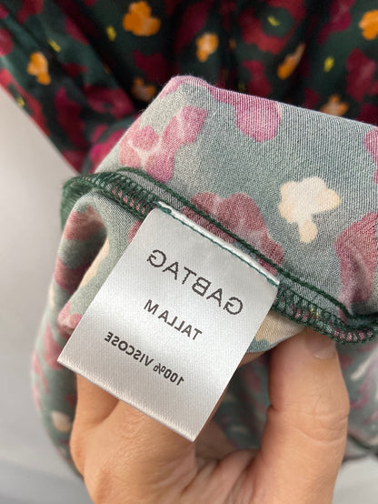 GABTAG.Vestido midi estampado animal T.M