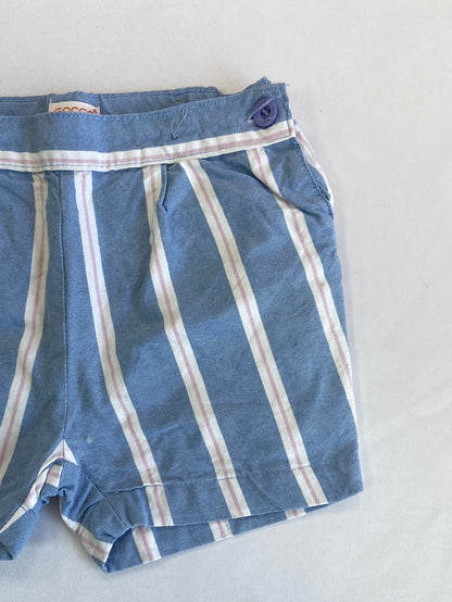 GOCCO. Striped shorts, size 2-3 years