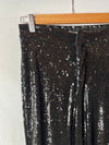 PULL&BEAR. Pantalón negro lentejuelas T.m