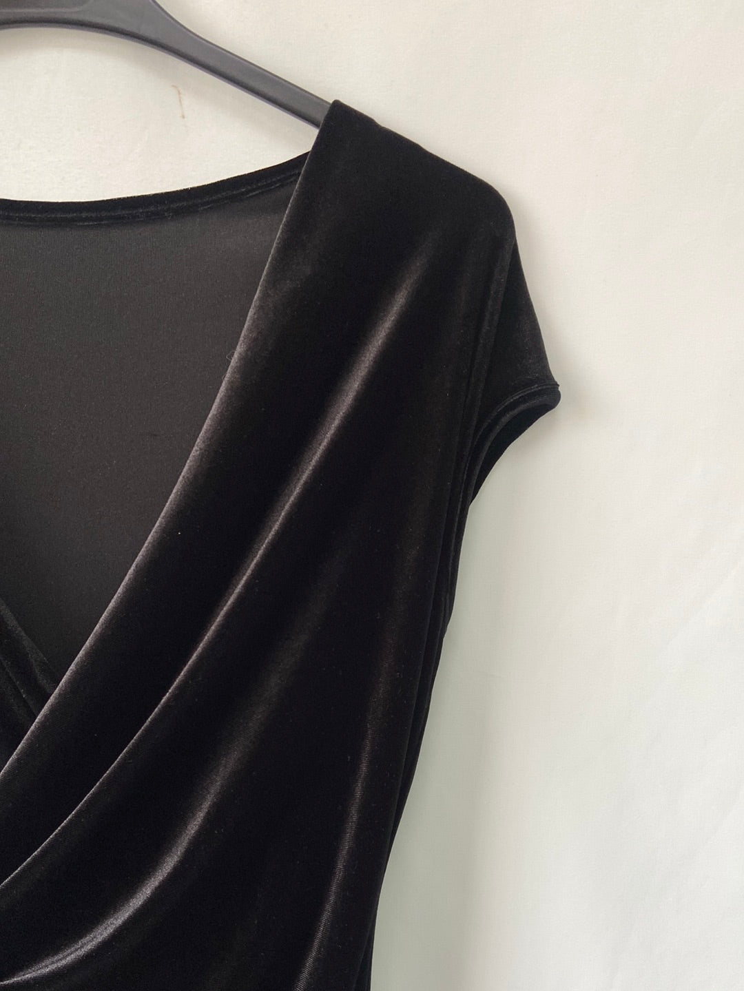 OTRAS.Vestido negro elástico TU(M)