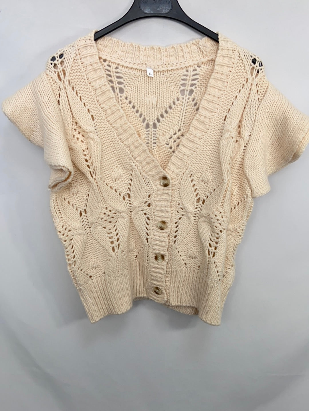 OTHERS. Beige Ts chunky knit jacket