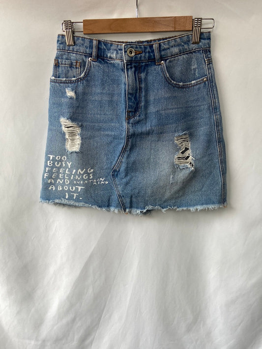 SPRINGFIELD. Falda denim T.XS/S