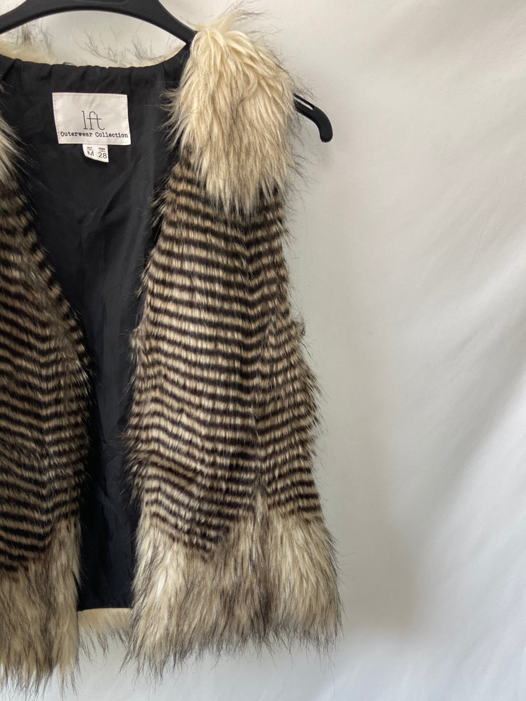 LEFTIES.Chaleco pelo sintético T.m