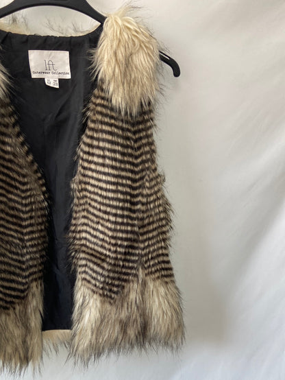 LEFTIES.Chaleco pelo sintético T.m