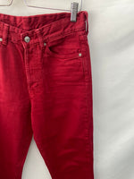 H&M. Pantalón rojo T.38