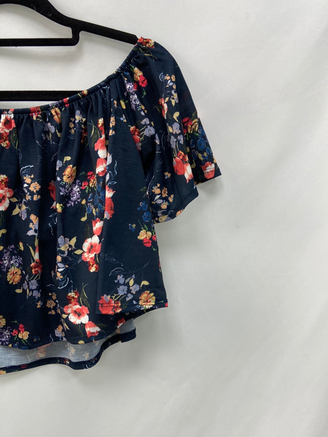 BERSHKA.Boat neck top TM
