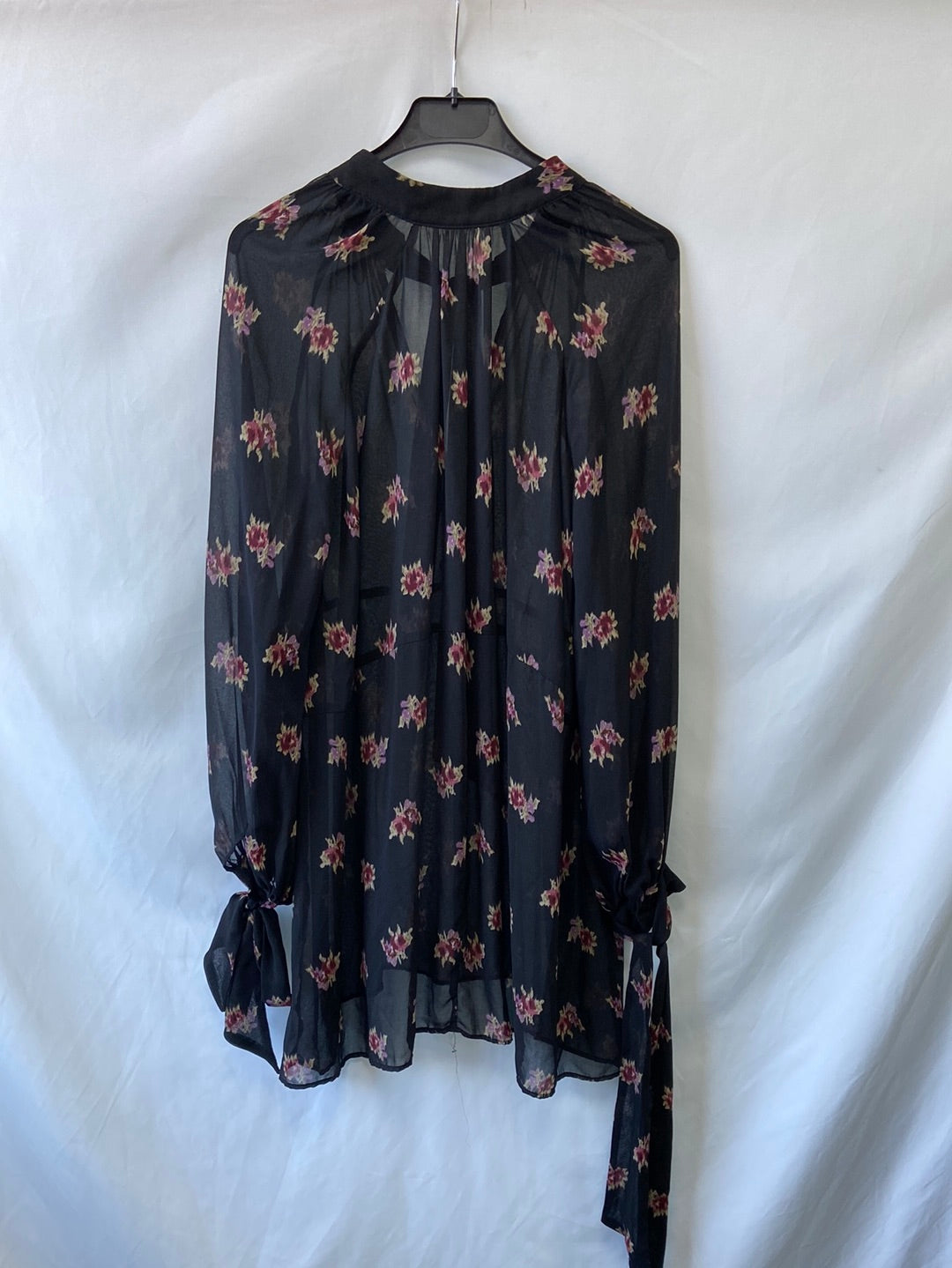 OTRAS.Vestido semitransparente T.S/M