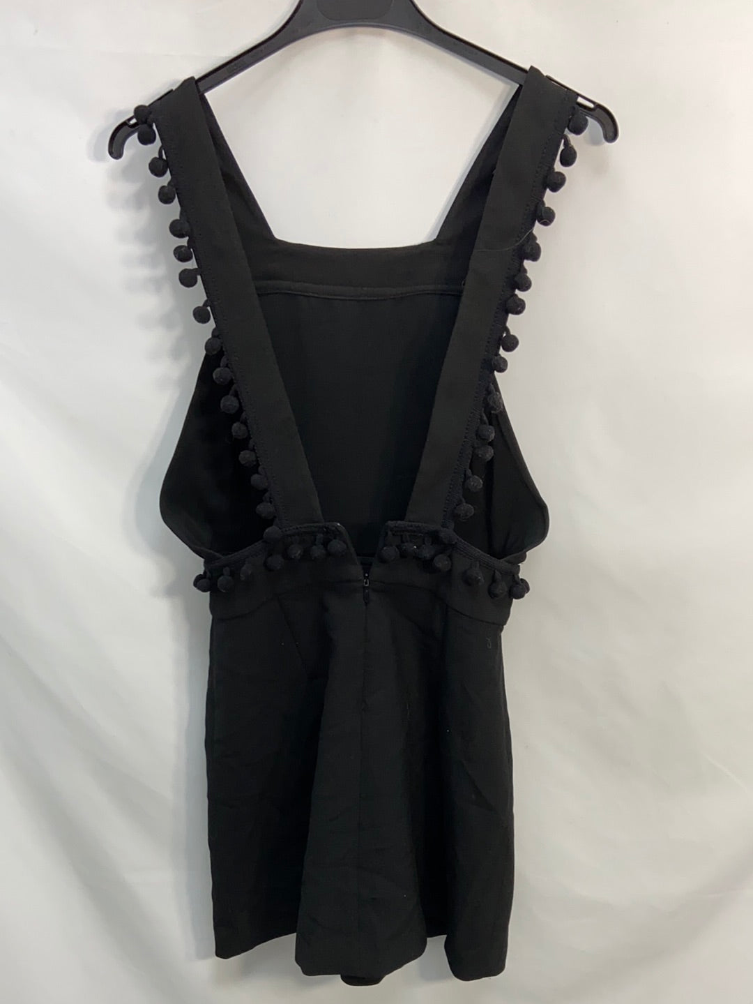 ZARA.Black tassel dress S.XS