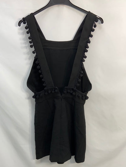 ZARA.Black tassel dress S.XS