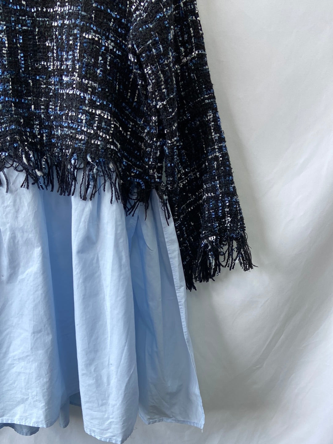 ZARA.Top doble textura T.S