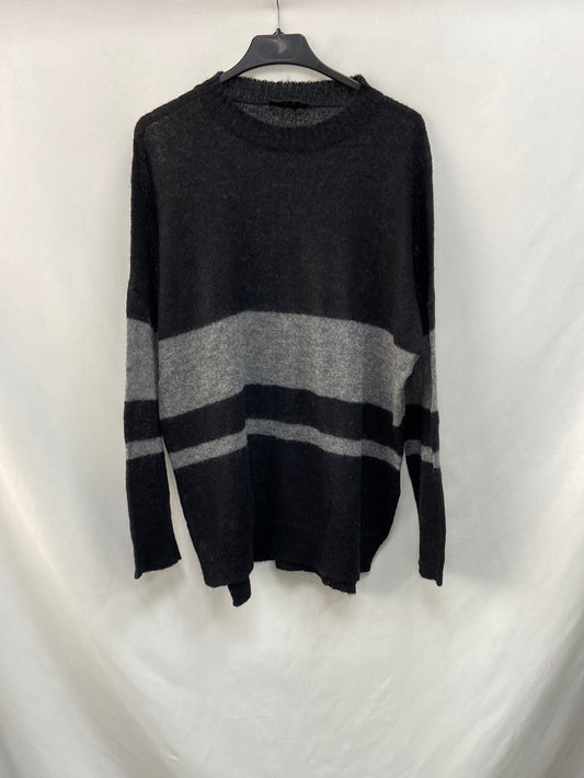 TCN.Two-tone striped jersey Ts