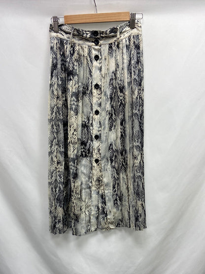 ZARA. Falda abotonada animal print T.S