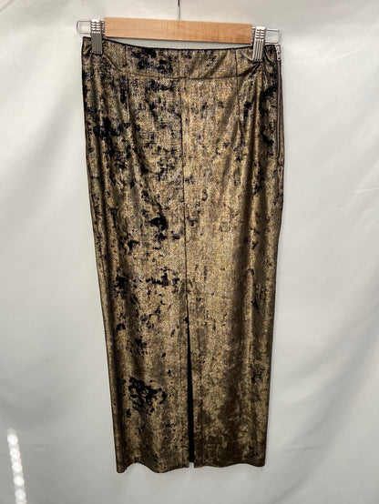 MASSCOB.Golden tube midi skirt S.34