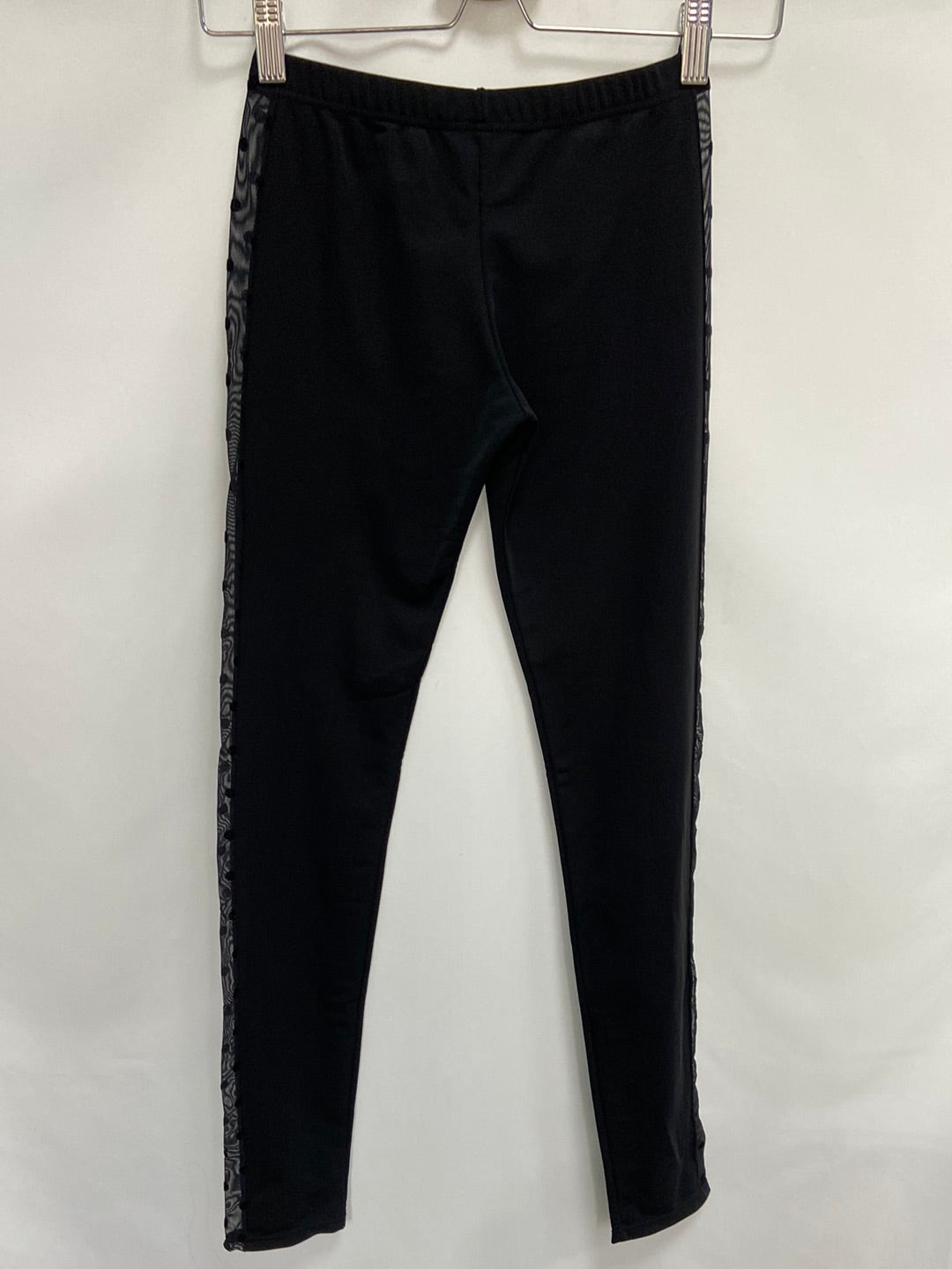 CALZEDONIA.Leggings negros transparencias T.s