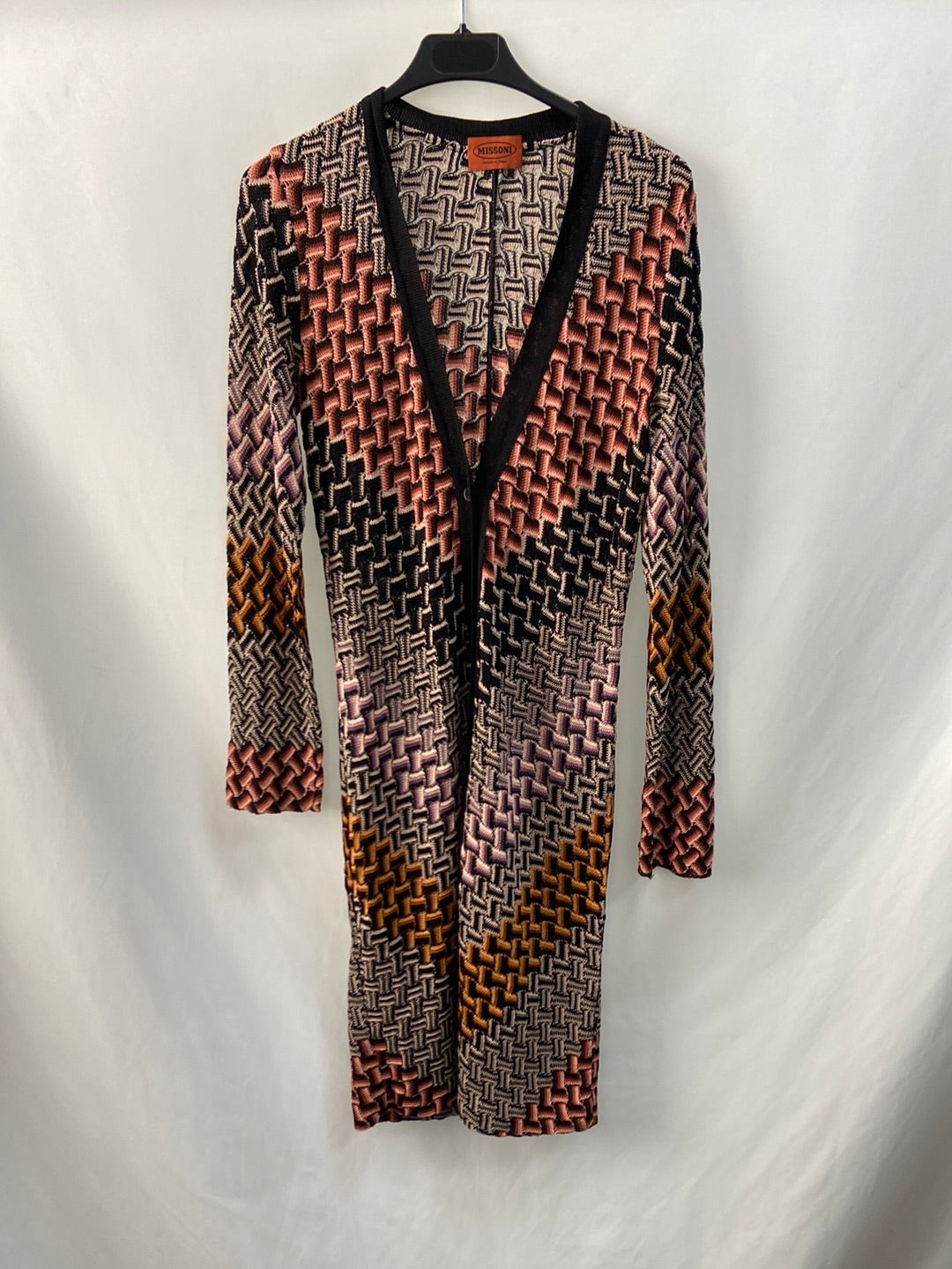 MISSONI.Multicolor gradient knit cardigan Ts
