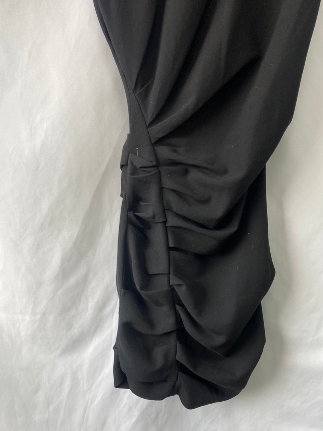 ZARA.Vestido midi fruncido T.S