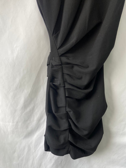 ZARA.Vestido midi fruncido T.S