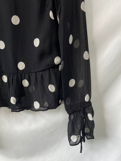 H&M. Blusa lunares TU (S/M)