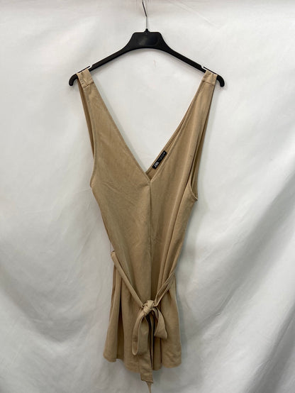 ZARA. Beige short jumpsuit TL