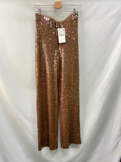 ZARA.Palazzo lentejuelas T.s