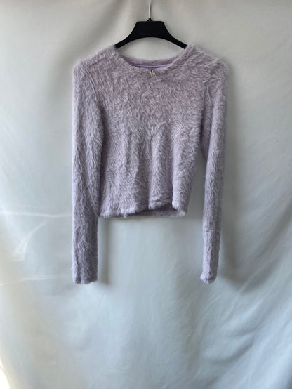 STRADIVARIUS.Lilac fur sweater Tm (s/m)