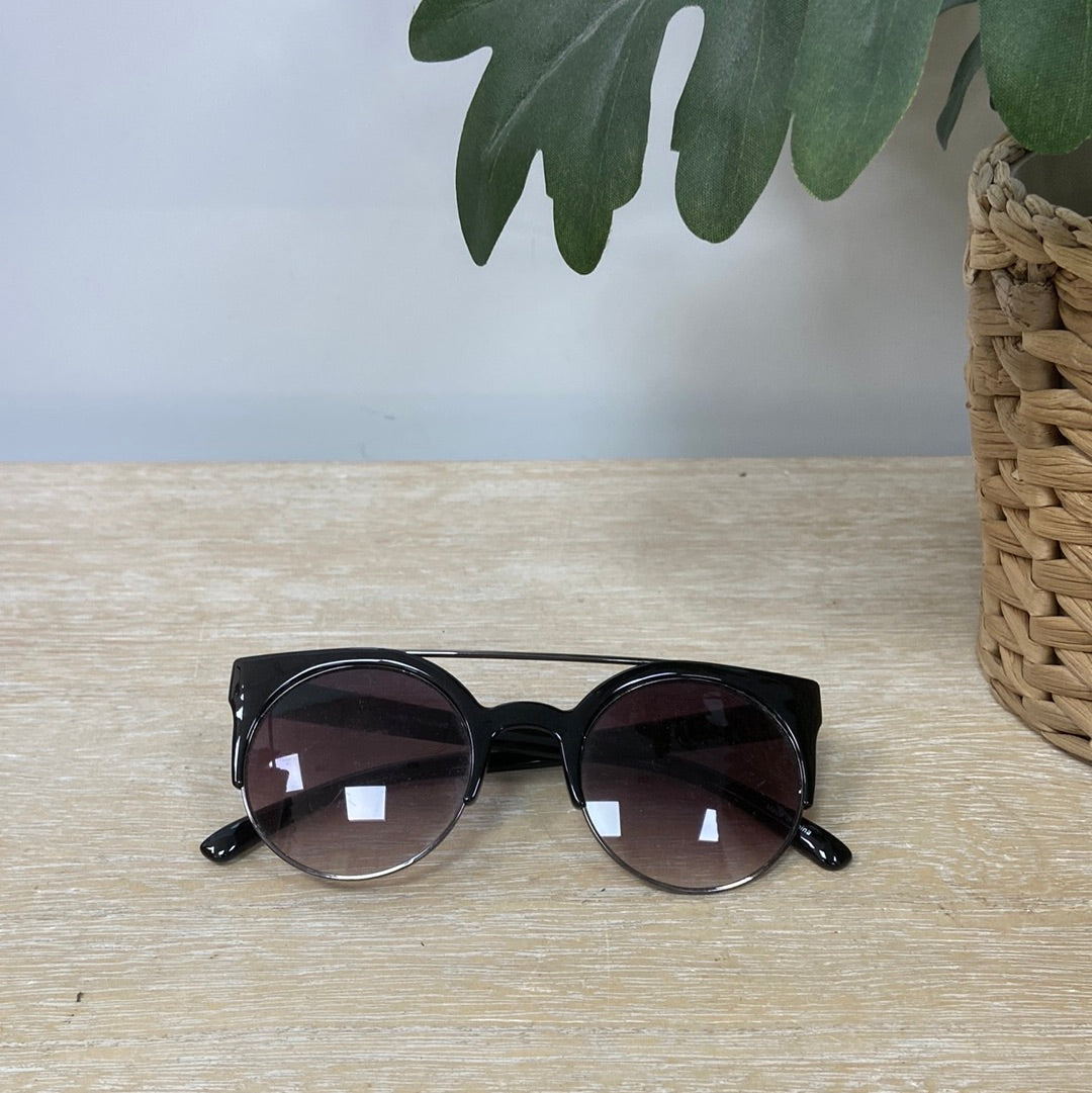 Gafas de sol redondas puente