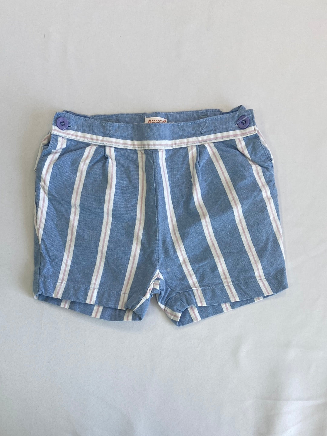 GOCCO. Striped shorts, size 2-3 years