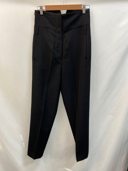IRO.Black high-waisted pleated trousers size 36