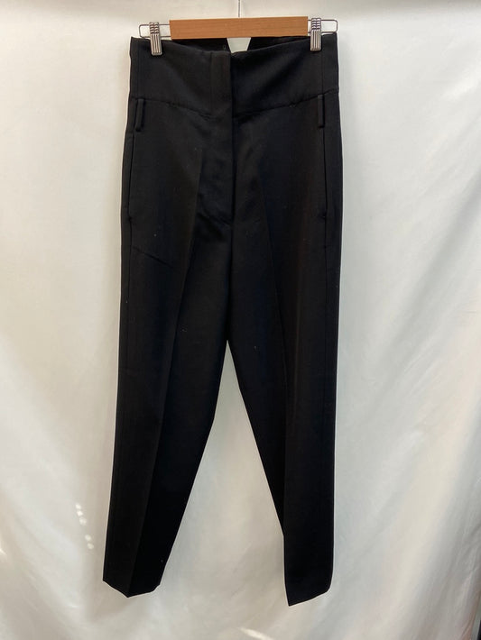 IRO.Black high-waisted pleated trousers size 36