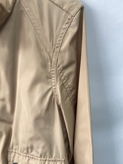 CORTEFIEL.Cortavientos beiges cremallera T.M