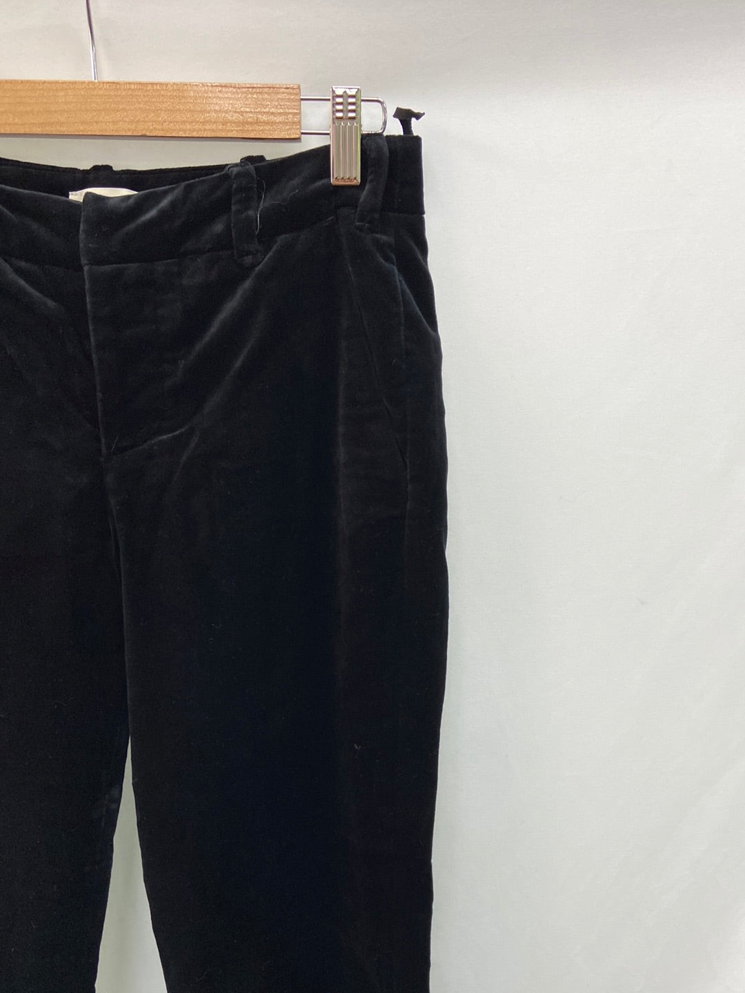 ZADIG&VOLTAIRE.Pantalones negros terciopelo T.36