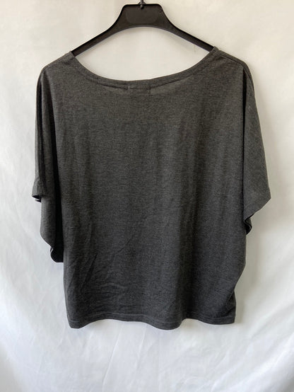 MOLLY BRACKEN.Camiseta amplia gris TU (s,m,l)