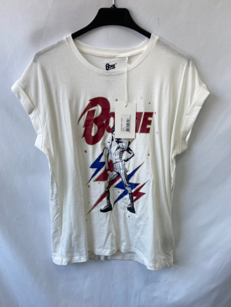 MKT.Camiseta blanca Bowie T.M