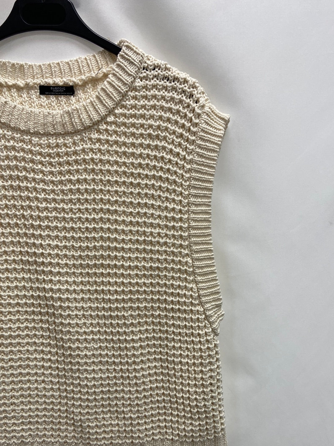 PARFOIS.TU beige knitted vest (S)