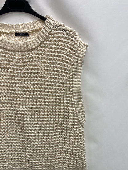 PARFOIS.TU beige knitted vest (S)