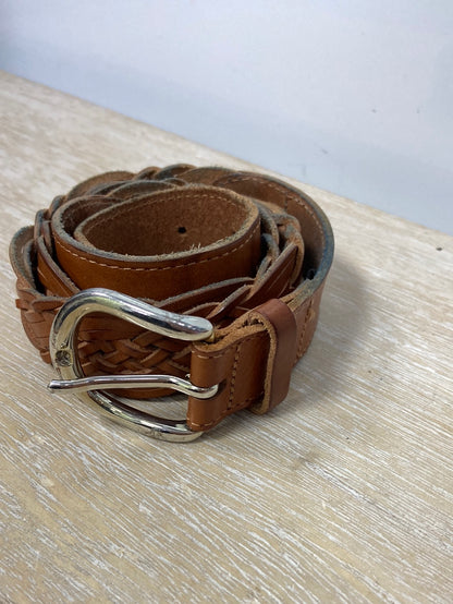 SAZENE. Cinturón piel trenzado T.80 (TARA)