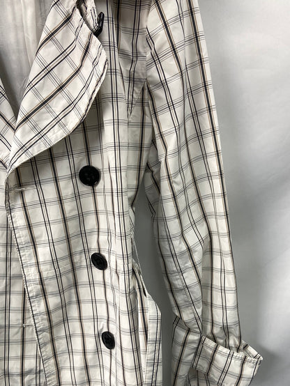 ZARA.Trench cuadros T.L