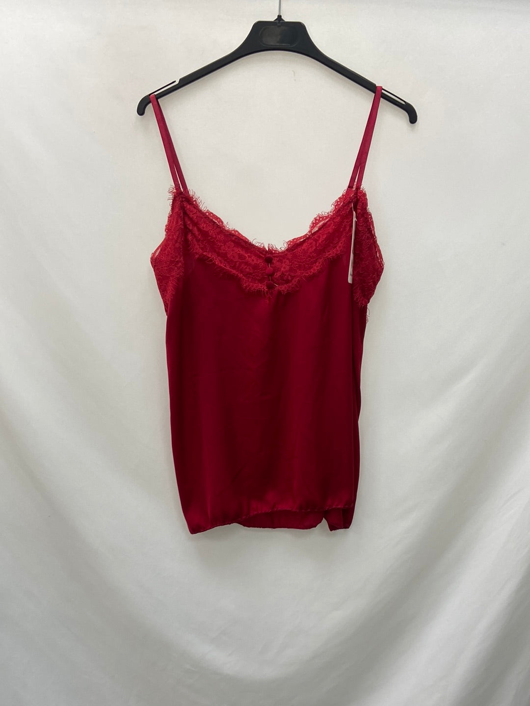 OTRAS.Top rojo lencero TU(L)