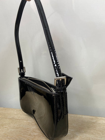 MANGO.Bolso mini charol