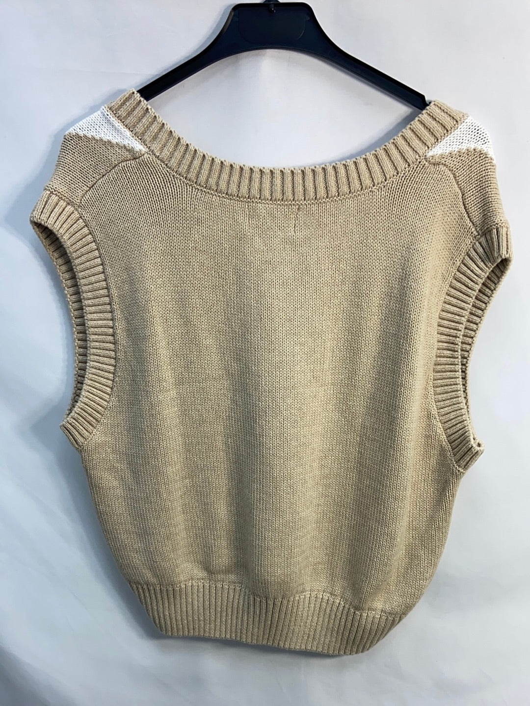 PACIFIC REPUBLIC.Jersey sin mangas rombos T.L