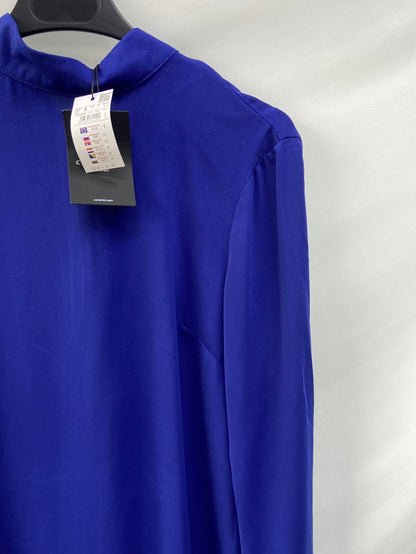 CORTEFIEL. Blue blouse with Perkins collar Ts